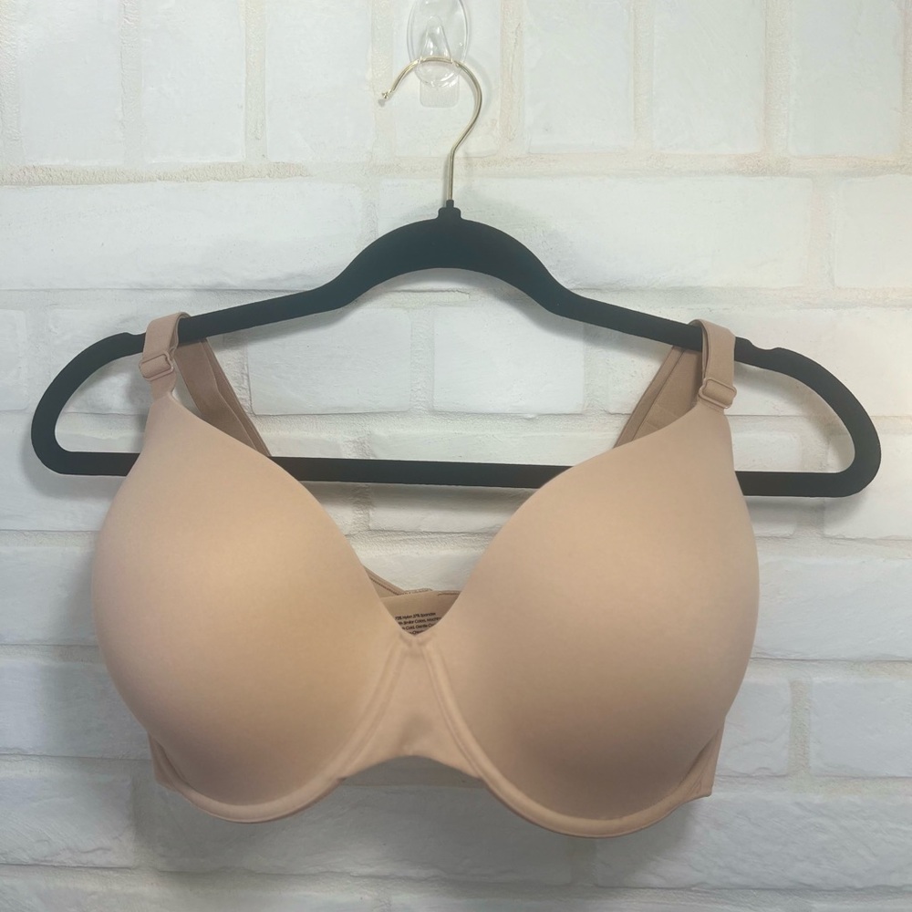 NWT Soma Enbliss Nude Lined Underwire Tshirt Bra 36DDD Soft Tan  #0126